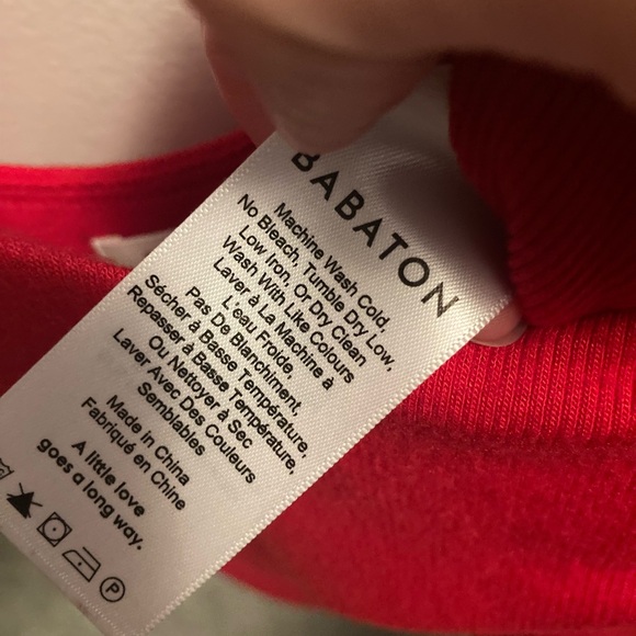 Red Babaton bodysuit - Picture 5 of 5